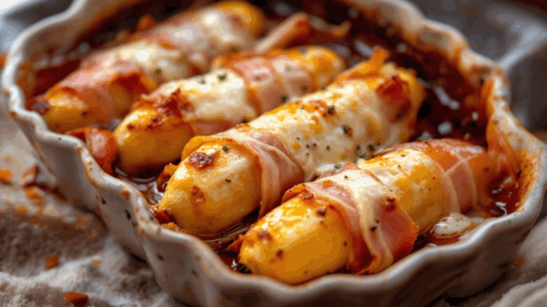 Bananes au jambon gratiné : douceur salée au four